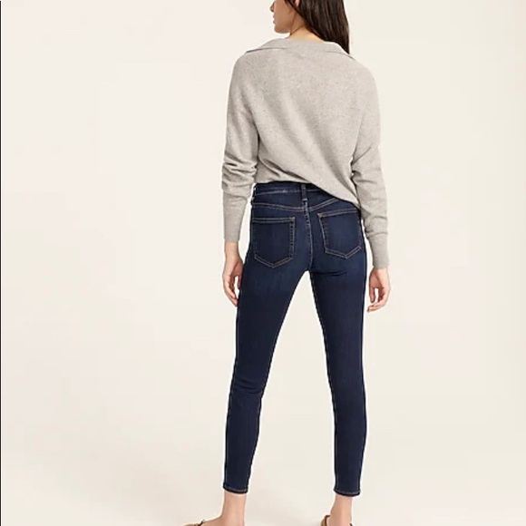 J.Crew | Dark Denim Stretch ‘Toothpick’ Jeans | Straight | Ankle Fit | Designer - Picture 11 of 16